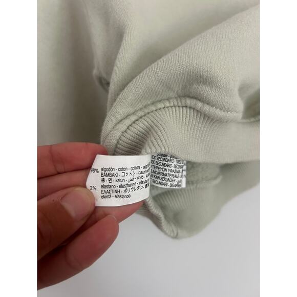 Zara Floral 'Stay Wonderful' Pullover Sweatshirt - Sage Green - 18-24 months - Picture 6 of 6